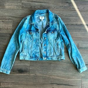 Forever21 acid wash denim jacket
